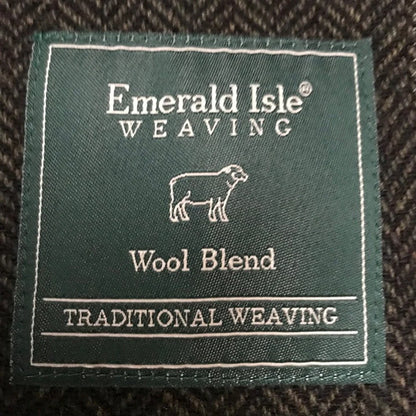 Emerald Isle Men's Tweed Herringbone Waistcoat Olive Green