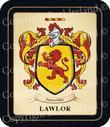 Lawler Heraldic Coasters 2 Pack