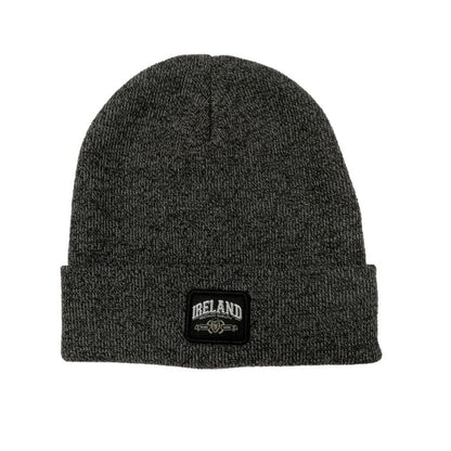 Black Ireland Premium Quality Badge Knit Hat