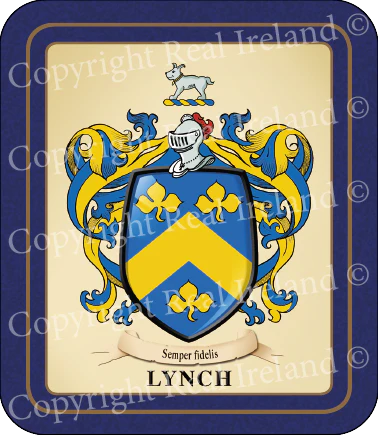 Lynch Heraldic Coasters 2 Pack
