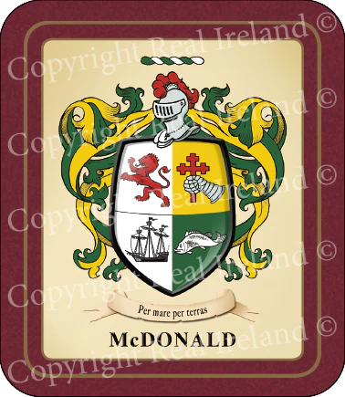 McDonald Heraldic Coasters 2 Pack
