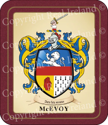 McEvoy Heraldic Coasters 2 Pack