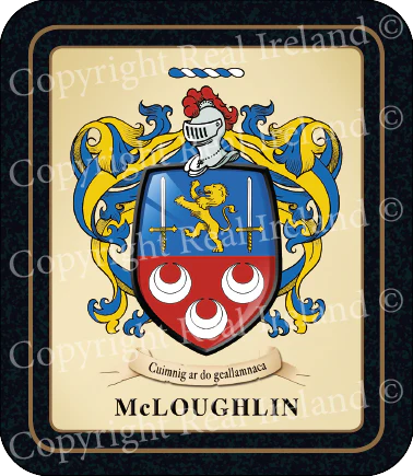 McLoughlin Heraldic Coasters 2 Pack