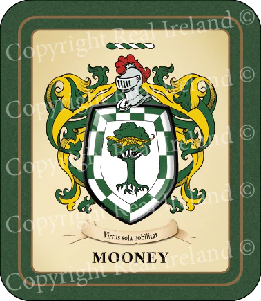 Mooney Heraldic Coasters 2 Pack