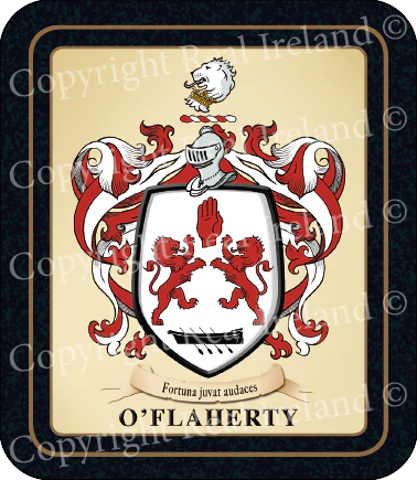O'Flaherty Heraldic Coasters 2 Pack