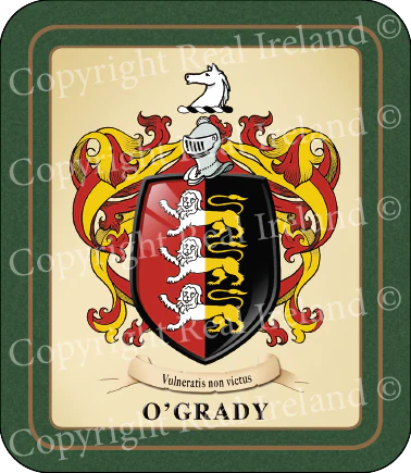 O'Grady Heraldic Coasters 2 Pack