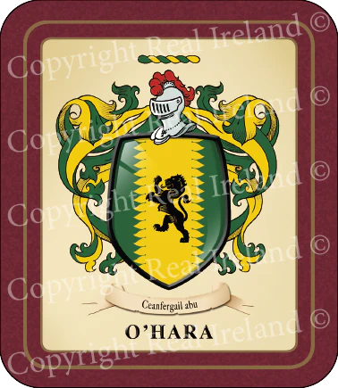 O'Hara Heraldic Coasters 2 Pack