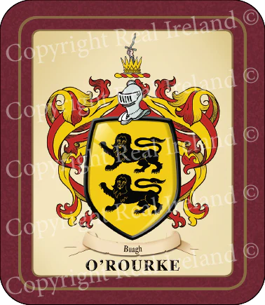 O'Rourke Heraldic Coasters 2 Pack