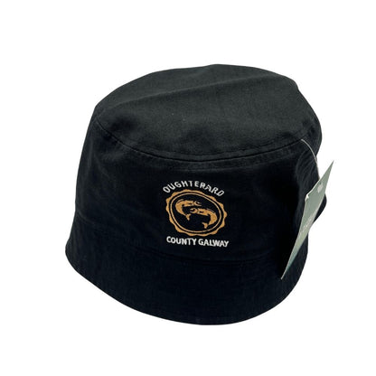 Oughterard Black Unisex Bucket Hat
