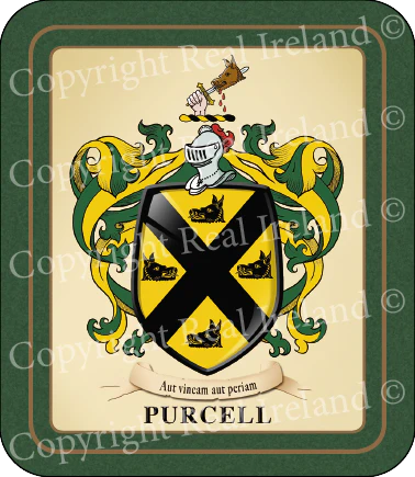 Purcell Heraldic Coasters 2 Pack