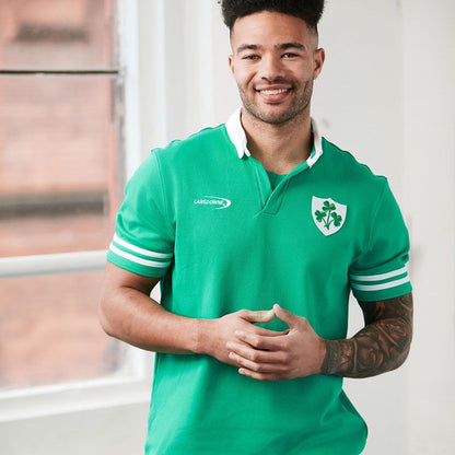 Lansdowne Shamrock Crest Short Sleeve Men's Rugby Top