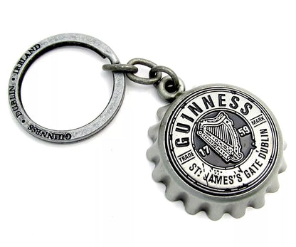Guinness Bottle Top Design Opener Keyring