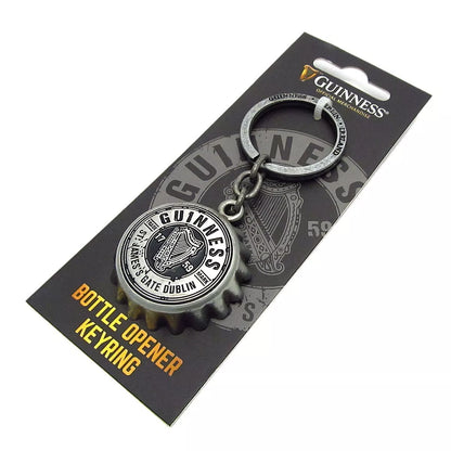 Guinness Bottle Top Design Opener Keyring