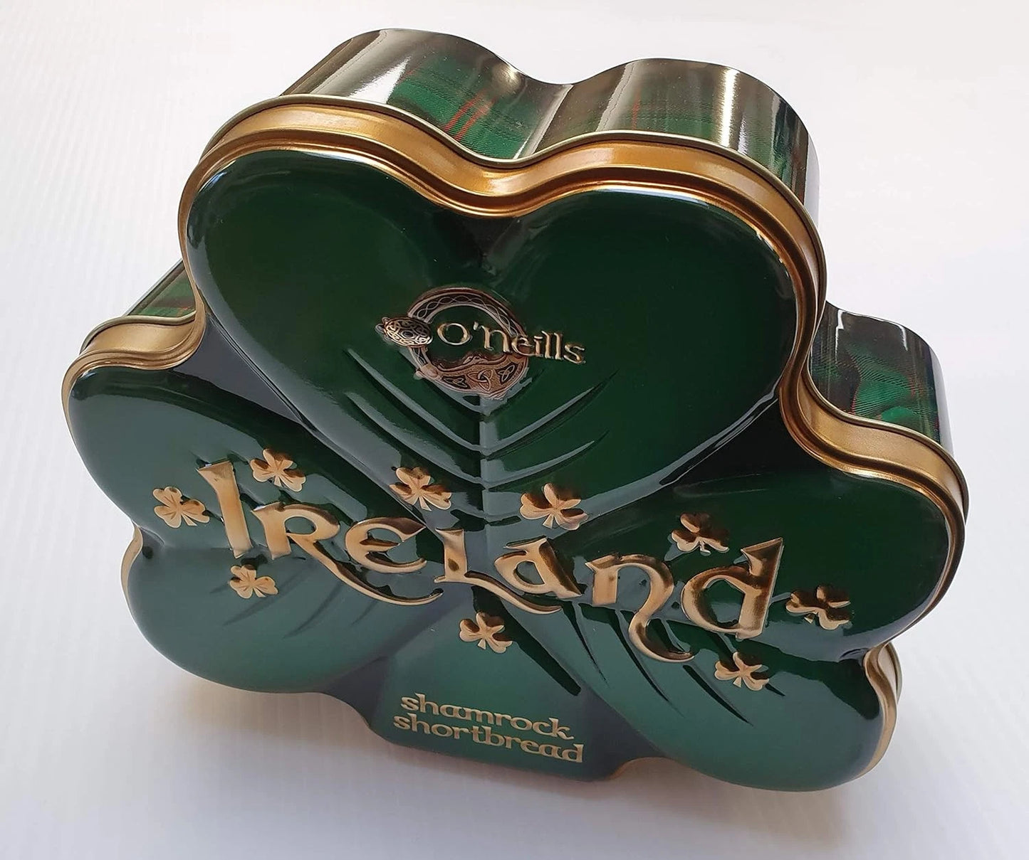 O'Neill's Shamrock Shaped Shortbread In A Shamrock Shaped Tin 160g