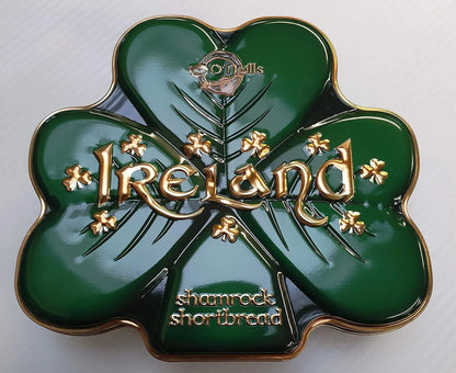 O'Neill's Shamrock Shaped Shortbread In A Shamrock Shaped Tin 160g