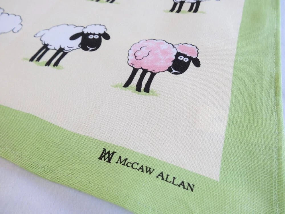 Sheepish Linen Union Tea Towel by Samuel Lamont
