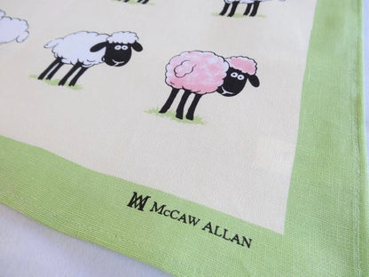 Sheepish Linen Union Tea Towel by Samuel Lamont