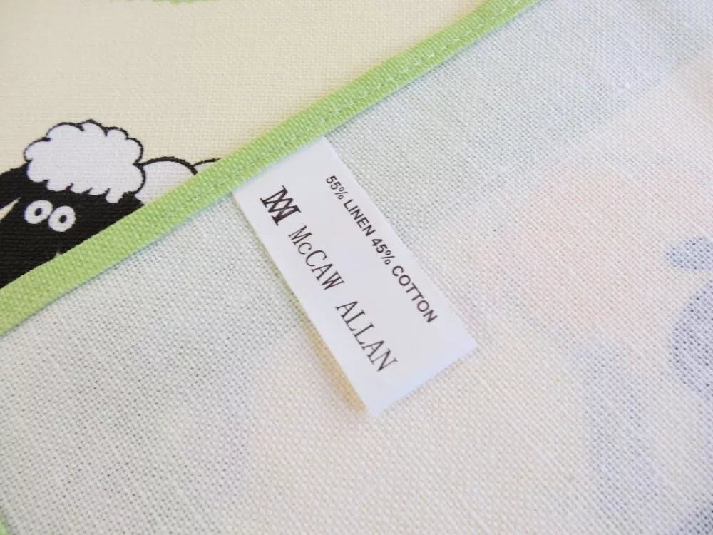 Sheepish Linen Union Tea Towel by Samuel Lamont