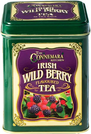 Connemara Kitchen Irish Wild Berry Tea in Vintage Tin