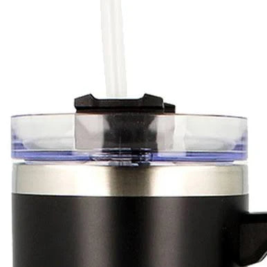 Guinness Contemporary Large Metal Travel Mug with Straw