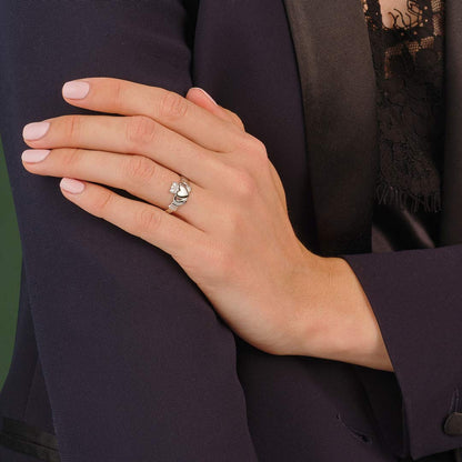 Sterling Silver Women's Claddagh Ring