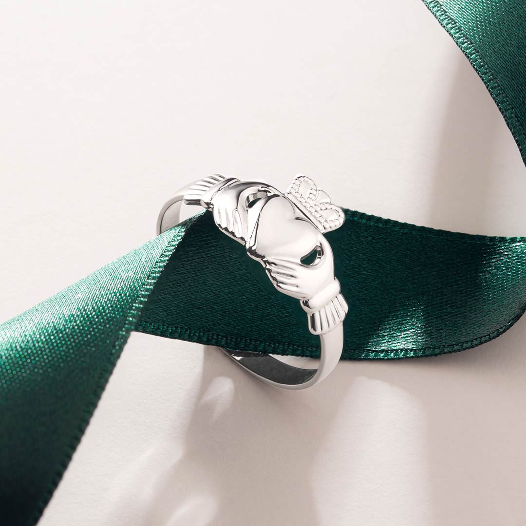 Sterling Silver Women's Claddagh Ring