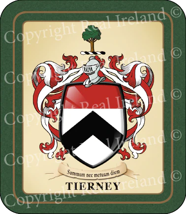 Tierney Heraldic Coasters 2 Pack