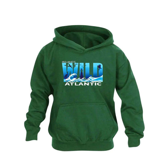 Irish Wild Atlantic Way Green Unisex Hoodie