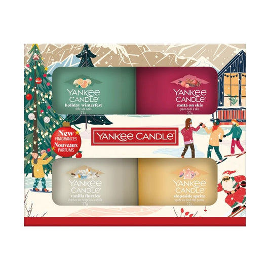 Yankee Candle Christmas Gift Set 4 Votive Candles